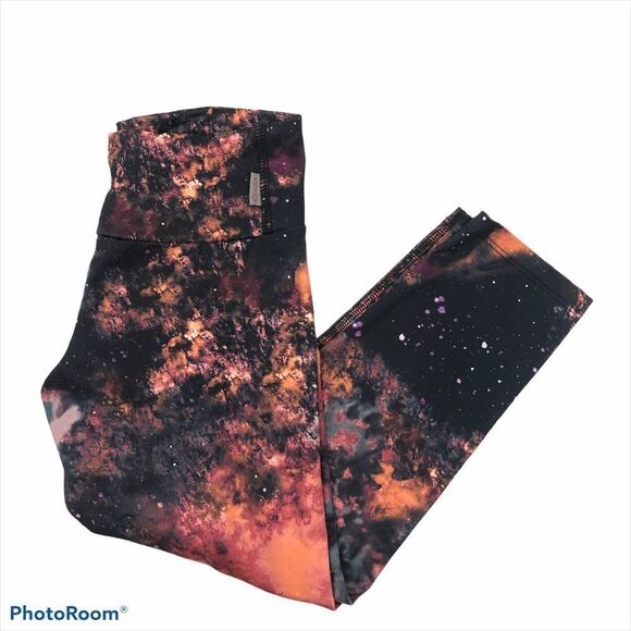 Ladies Kos USA Cropped Galaxy Print Pants Size XS - Picture 9 of 9